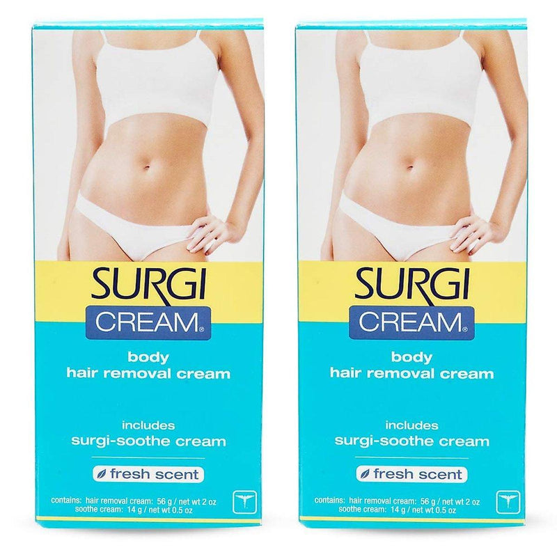 Surgi Surgi Cream Body Hair Remover Cream, Fresh Scent, 2 Oz Hair Removal Lavender