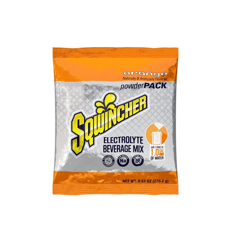 Sqwincher Sqwincher Powder Pack Orange Electrolyte Replenishment Drink Mix Sports & Energy Drinks Gray