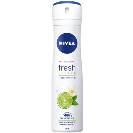 Nivea Nivea Fresh Citrus Antiperspirant Deodorant Spray For Women 150 Ml Deodorant White Smoke