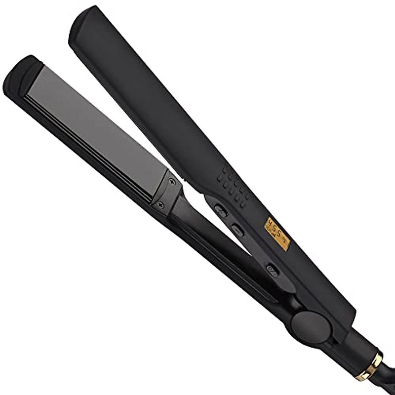 Hot Tools Hot Tools Black Gold Digital Salon Flat Iron - 1-1/4" #HT7117BG Tools White Smoke