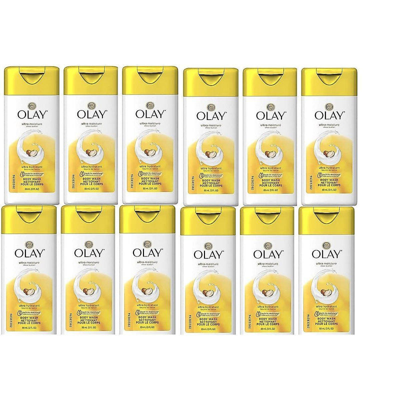 Olay Olay Body Wash, Shea Butter, Ultra Moisture 3 Fl Oz Body Wash White Smoke