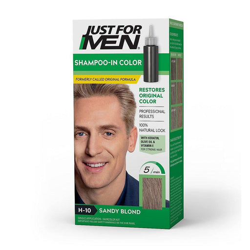 Just For MEN Just For MEN Original Formula Hair Color Kit, Sandy Blond H-10 Hair Color White Smoke