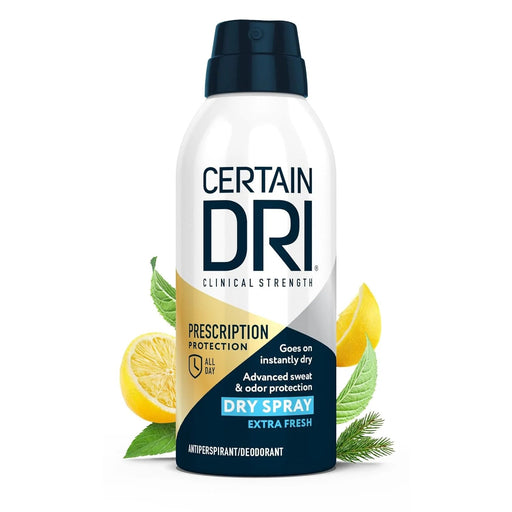 Certain Dri Certain Dri® Prescription Strength Clinical Antiperspirant Dry Spray – Extra Fresh Deodorant White Smoke