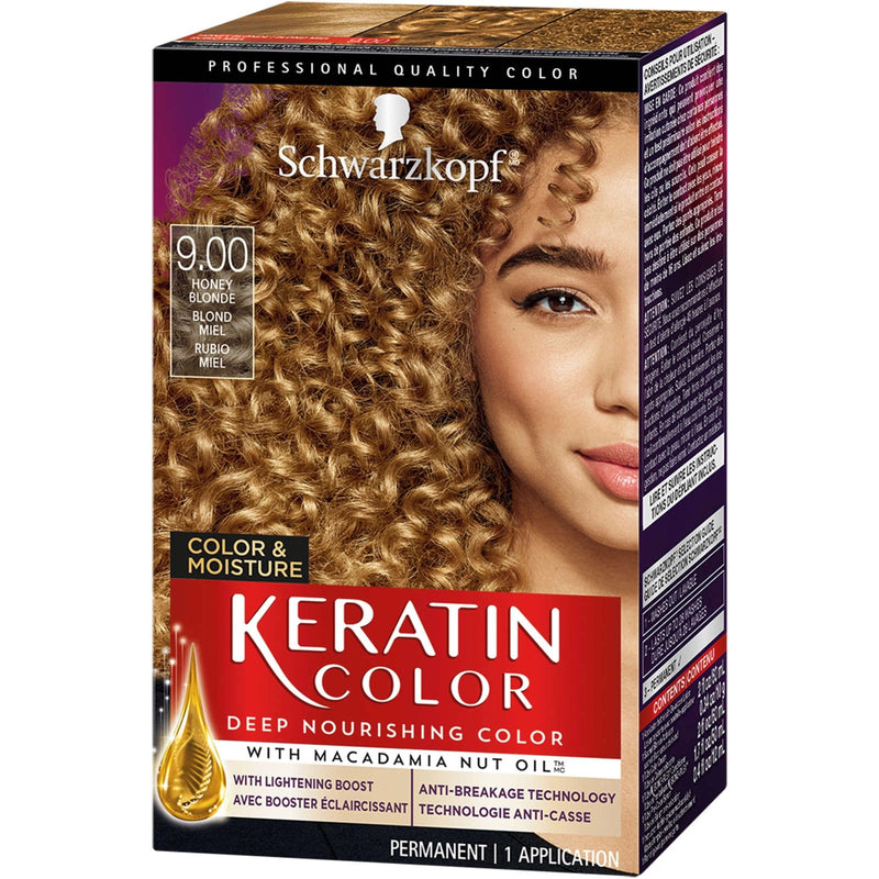 0 Schwarzkopf Keratin Permanent Hair Color - Midnight Black - 2.08 Fl Oz Hair Color Saddle Brown Default Title