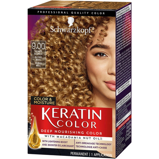 0 Schwarzkopf Keratin Permanent Hair Color - Midnight Black - 2.08 Fl Oz Hair Color Saddle Brown Default Title