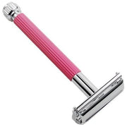Parker Parker 29L Pink Women's Long Handle Butterfly Open Safety Razor Safety Razor Light Gray