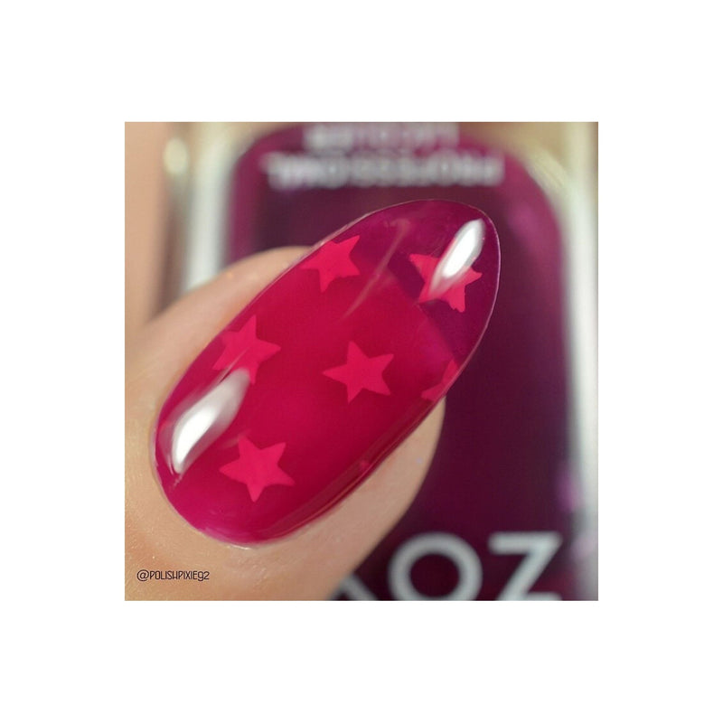 UberChic Beauty Collection 28 Stamping Plate Firebrick