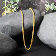 Bids.com 2.2mm 14k Yellow Solid Gold Diamond Cut Round Franco Chain Necklaces Black 18 / Yellow Gold,20 / Yellow Gold,24 / Yellow Gold