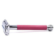 Parker Parker 29L Pink Women's Long Handle Butterfly Open Safety Razor Safety Razor Light Gray