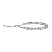 Bids.com 14K White Gold 6.00 Cttw Diamond 4â€-10â€ Adjustable Bolo Tennis Bracelet (I-J Color, I1-I2 Clarity) Bracelets White Smoke White.Gold / 9.5
