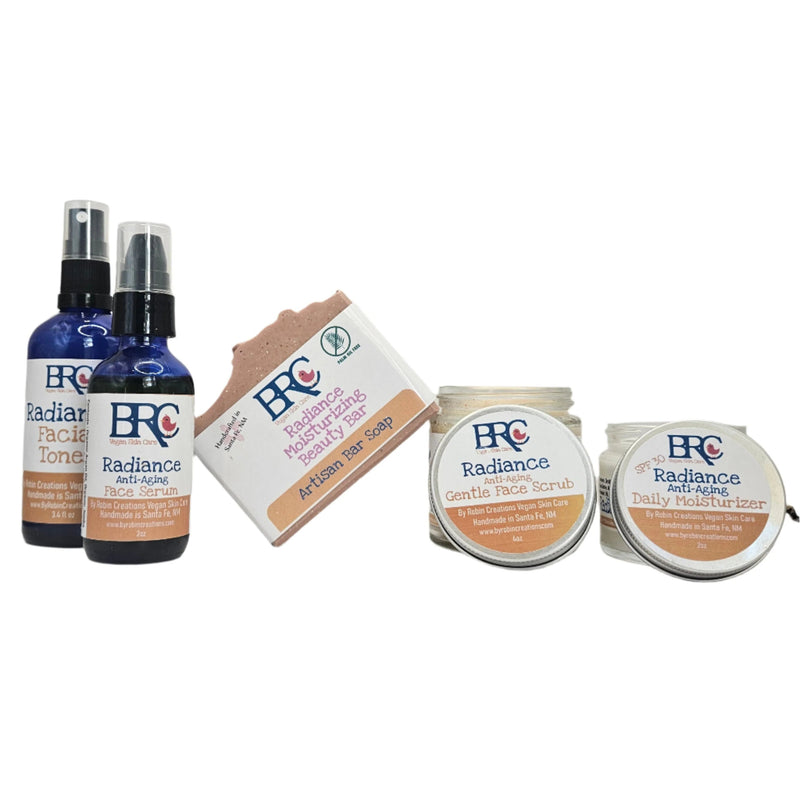 By Robin Creations Radiance Deluxe Moisture Facial Bundle with Free Moisturizing Cleansing Bar Skin Care White Smoke Original Scent / Sheer (No SPF) Moisturizer,Original Scent / SPF30 Moisturizer,Unscented / Sheer (No SPF) Moisturizer,Unscented / SPF30 Moisturizer
