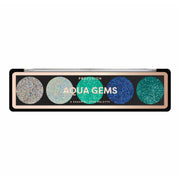 Profusion Cosmetics GEMS Glitter Palette Dark Slate Gray Topaz Gems,Onyx Gems,Aqua Gems,Amethyst Gems
