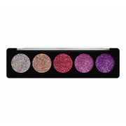 Profusion Cosmetics GEMS Glitter Palette Rosy Brown Amethyst Gems