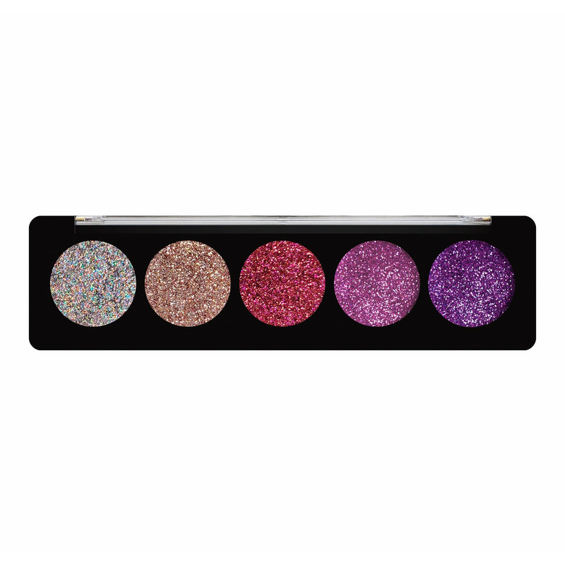 Profusion Cosmetics GEMS Glitter Palette Rosy Brown Amethyst Gems