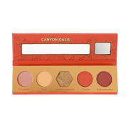 Profusion Cosmetics Blooming Beauty 5 shade palette Eyes Chocolate Canyon Oasis