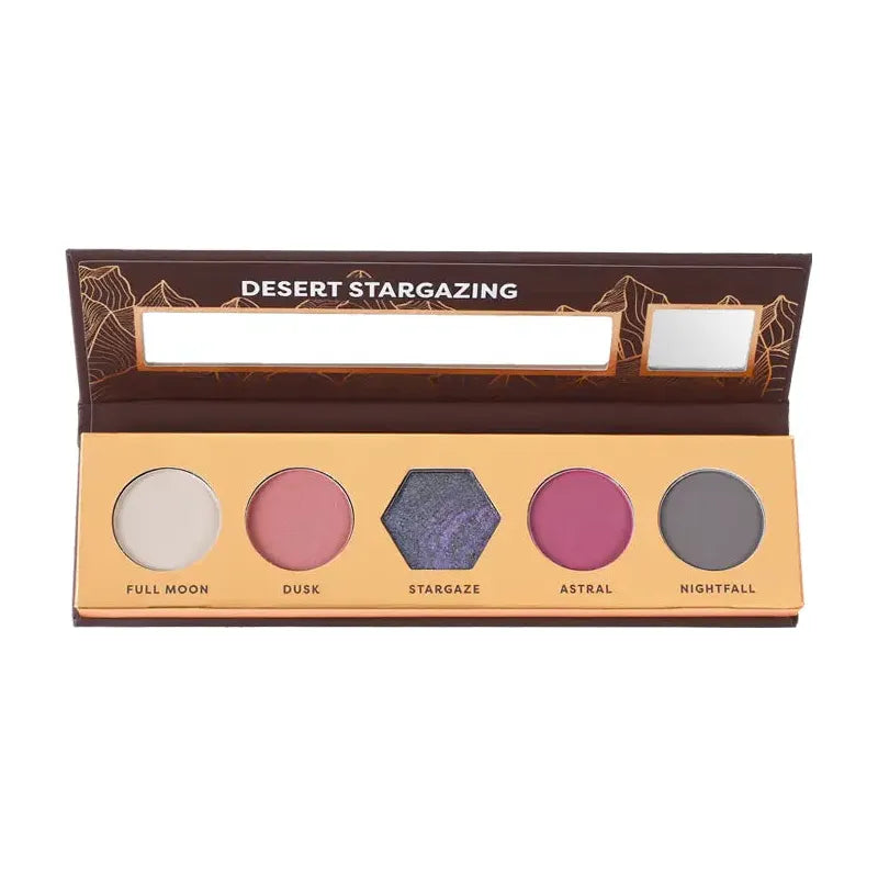 Profusion Cosmetics Blooming Beauty 5 shade palette Eyes Dark Olive Green Desert Stargazing