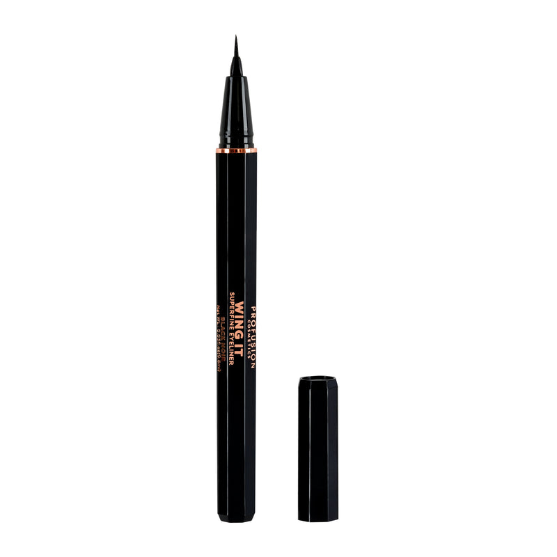 Profusion Cosmetics Wing It Superfine Black Eyeliner Eyes Black