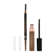 Profusion Cosmetics Good Brow Day 2pc Kit Brows Dark Slate Gray Blonde,Soft Brown,Soft Black