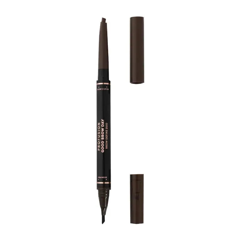 Profusion Cosmetics Good Brow Day - Brow Define Duo Brows Dark Slate Gray Medium Brown