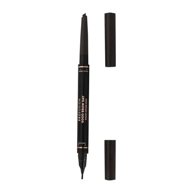Profusion Cosmetics Good Brow Day - Brow Define Duo Brows Dark Slate Gray Soft Black