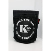 kbarsoapco KBSC Tactical M.O.L.L.E Ready Koozie Light Gray Black