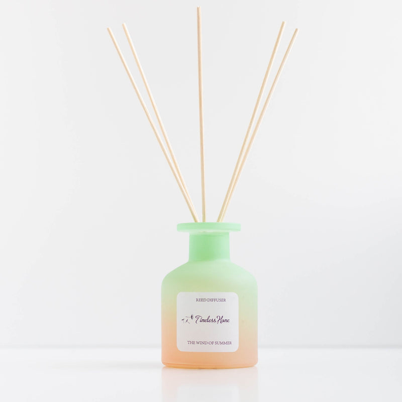 Timeless Organics Skin Care Reed Diffuser - The Wind of Summer White Smoke