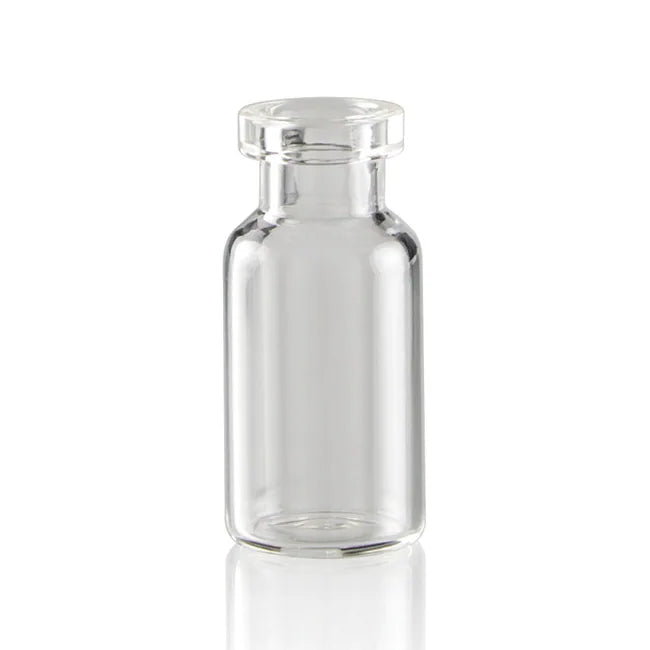Medisca MEDISCA 2 mL Clear Type I Borosilicate Glass Serum Vials, 13 mm Crimp Finish (Case of 608) Science & Laboratory Gray