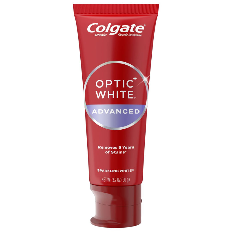 Colgate Colgate Optic White Advanced Whitening Toothpaste (Mixed Display), Case of 36 Tubes Toothpaste White Smoke