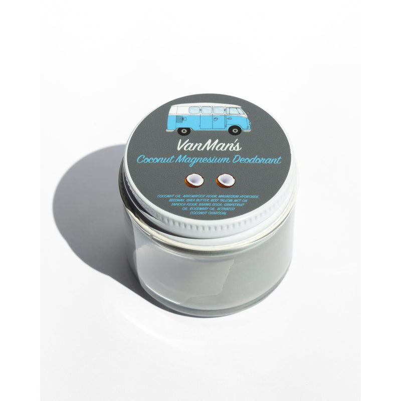 VanMan VanMan's Coconut Magnesium Deodorant - 2 oz White Smoke Rosemary & Grapefruit / Jar