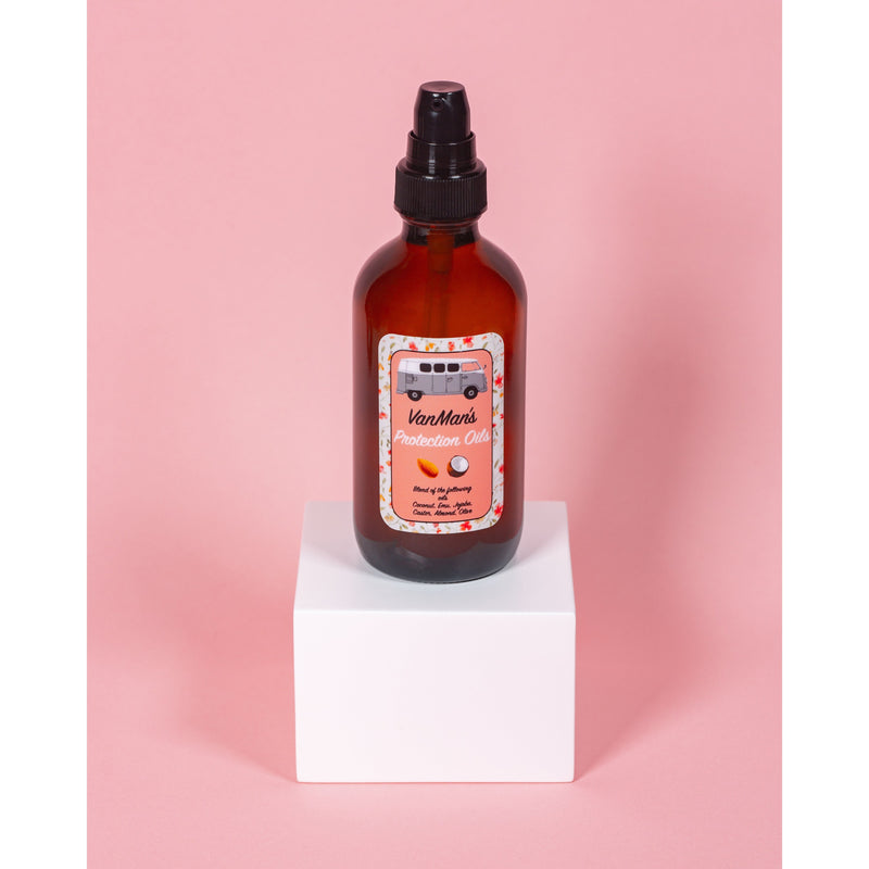 VanMan VanMan's Protection Oils Hair Serum Light Pink 1 oz,4 oz