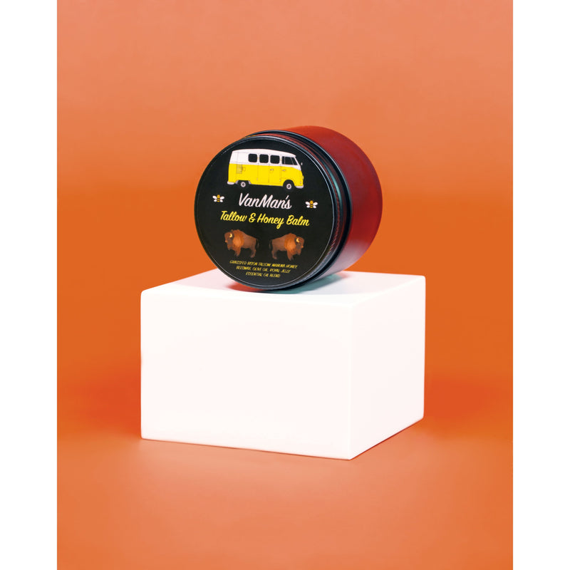 VanMan VanMan's Bison Tallow & Honey Face Balm - 2 oz Coral
