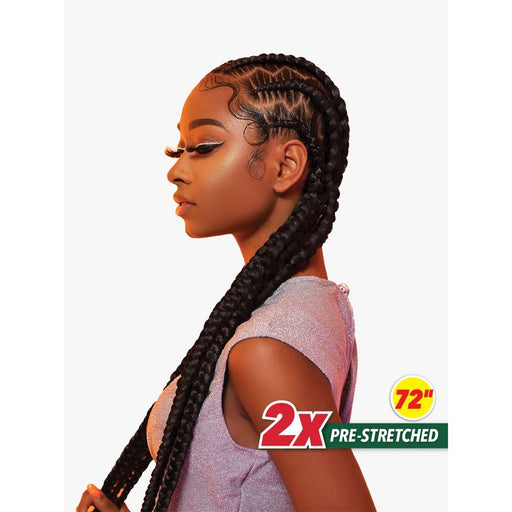 VIP Extensions Sensationnel X-Pression 2X Pre-Stretched Braiding Hair 72" – #30 Hair Extension White Smoke