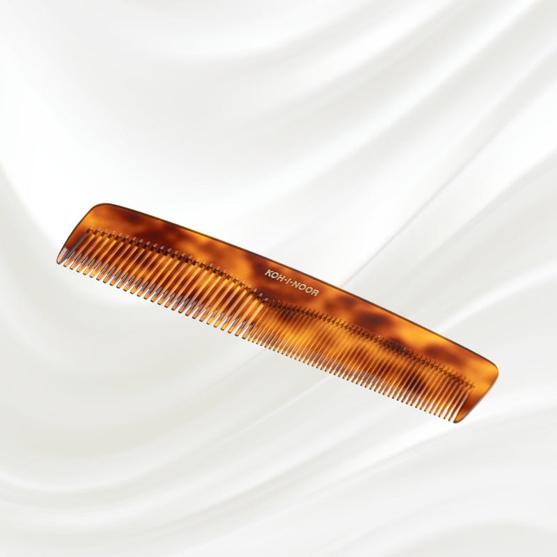 KOH-I-NOOR Beauty USA Jaspè Dual-Tooth Comb - Wide & Narrow Teeth for Detangling & Smoothing Combs Lavender Large,Medium,Small