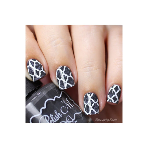 UberChic Beauty Moroccan Delight Stamping Plate Gray