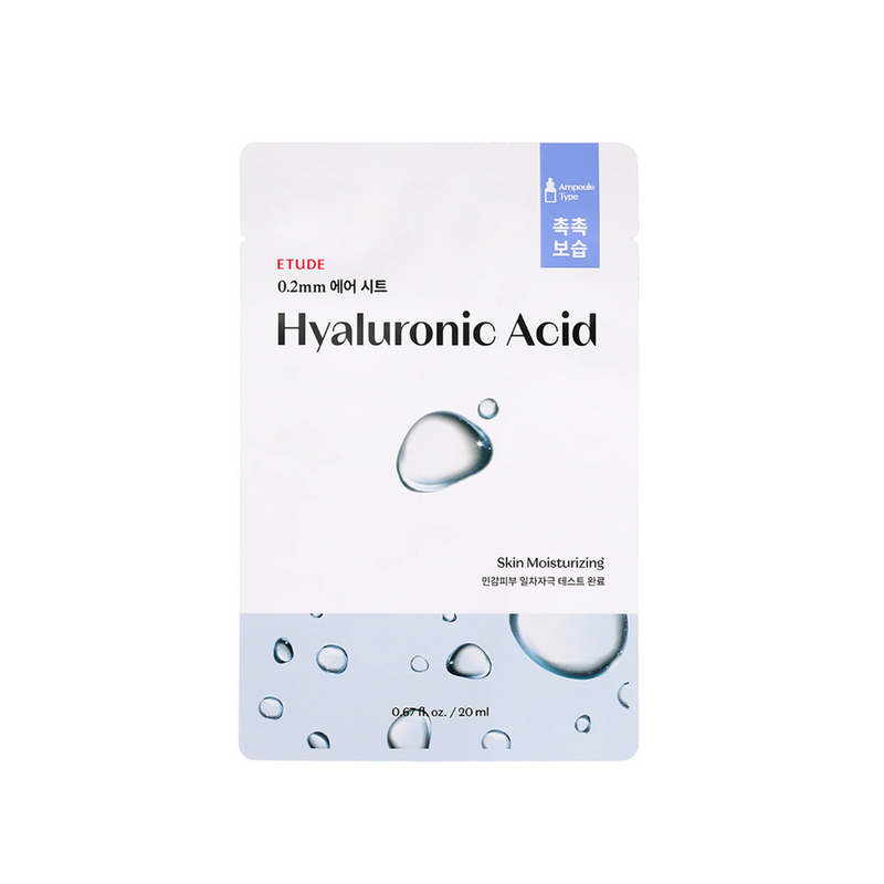 AsiaBeautyMall ETUDE Hyaluronic Acid Mask Face Mask White Smoke
