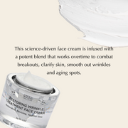 EpiLynx Restoring Wrinkle Treatment Face Cream – Vegan, Hypoallergenic, Gluten-Free Anti-Aging Formula Beige