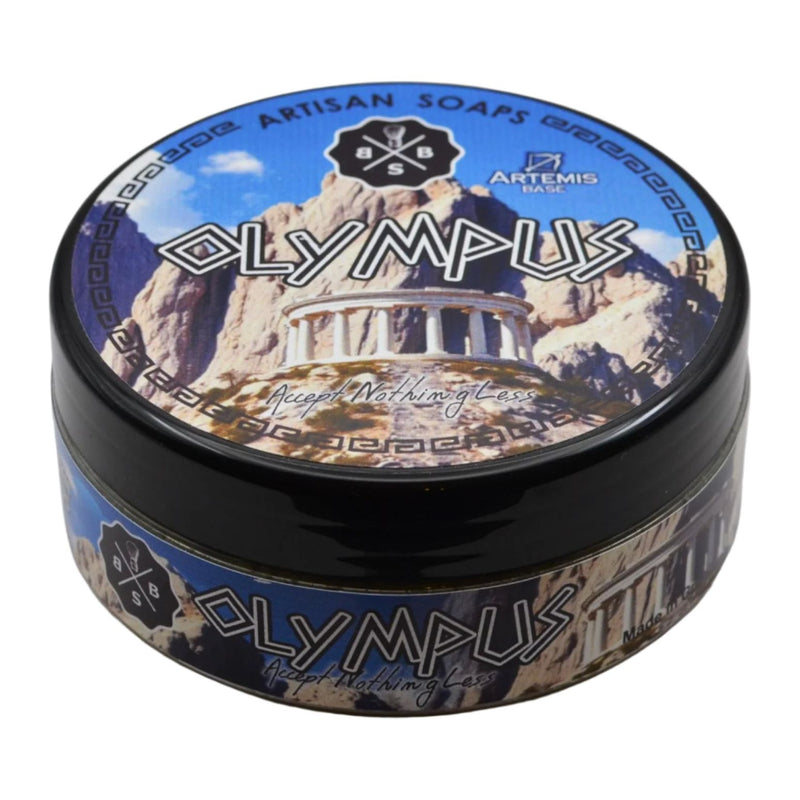 BBS BBS Olympus Collection Shaving Set White Smoke Shaving Soap 4.5 Oz