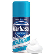 Barbasol Barbasol - Pacific Rush with Caffeine and Menthol Thick & Rich Shaving Cream - 7 oz Shaving Cream Light Gray
