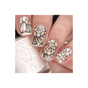 UberChic Beauty Nautical Stamping Plate Rosy Brown