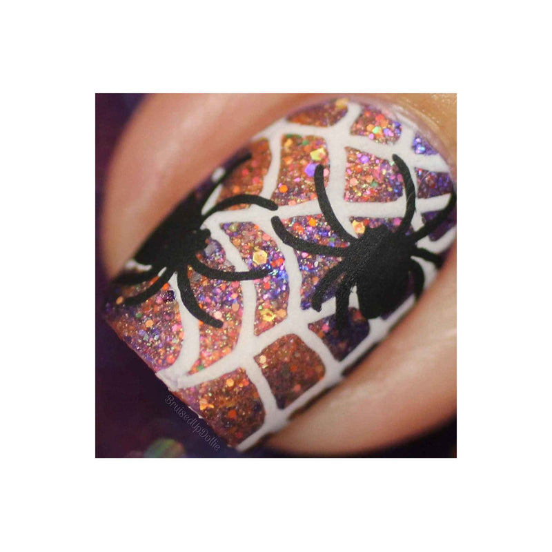 UberChic Beauty Halloween-02 Stamping Plate Rosy Brown