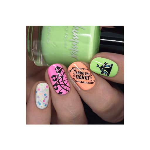 UberChic Beauty Carnival & Fair Time Stamping Plate Dim Gray