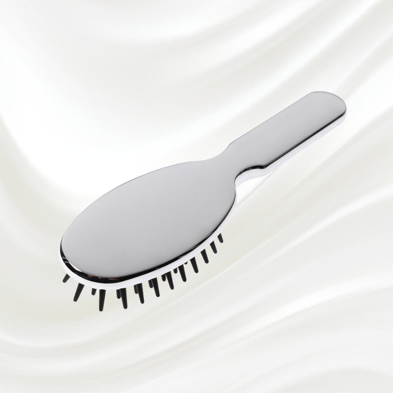 KOH-I-NOOR Beauty USA Metallic Pneumatic Detangling Hairbrush Hair Brush Lavender Chrome,Gold