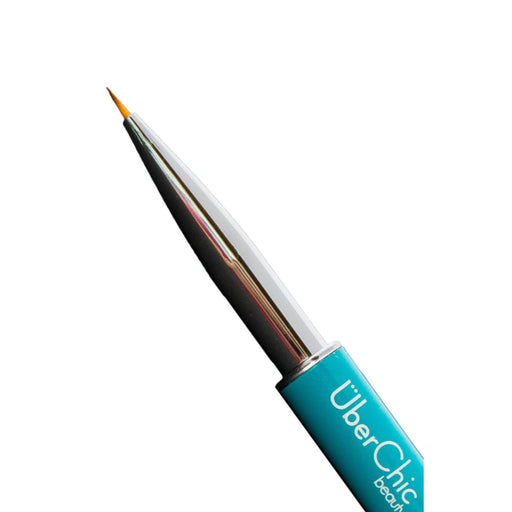 UberChic Beauty Detail Nail Art Brush - Teal Brush Light Gray