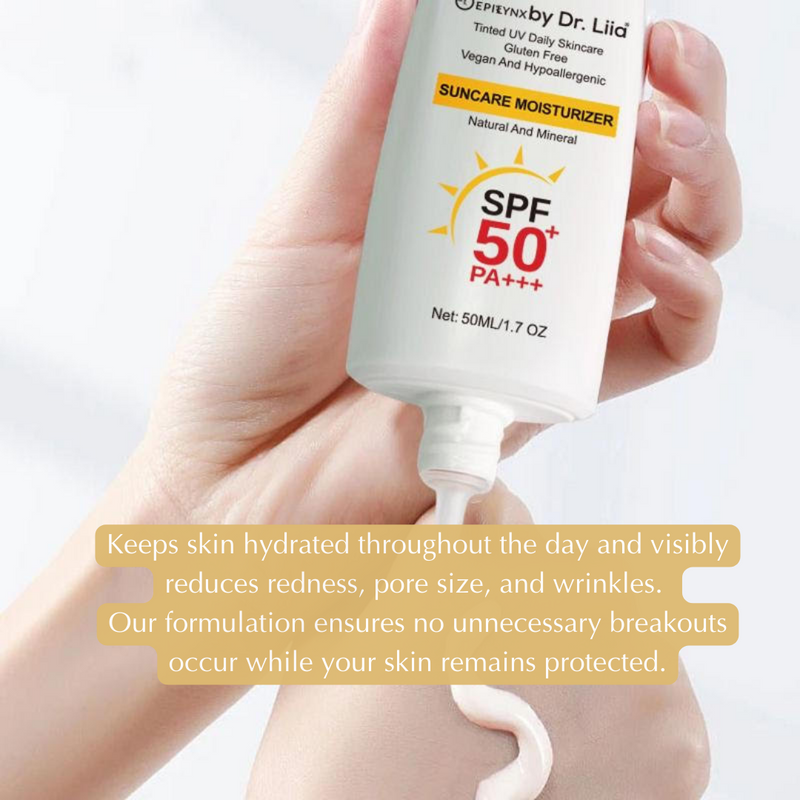 EpiLynx SPF 50 Mineral Moisturizer – Hydrating, Vegan & Sensitive-Skin Friendly suncare Light Gray
