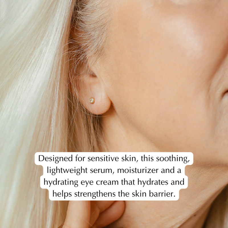 EpiLynx Wrinkle Smoothing Hydration Set for Sensitive Skin – Vegan, Gluten-Free 3-Piece Brightening & Firming Collection Face Creams Tan