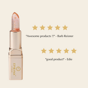 EpiLynx Color-Changing Flower Lip Gloss – Vegan, Gluten-Free, Hydrating Lip Balm Antique White pink flower #1,rose flower #2,red flower #3,yellow flower #4,green flower #5,purple flower #6