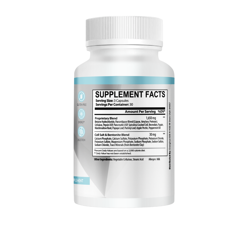 Energi Nutrition Digest Zyme Supplement Lavender