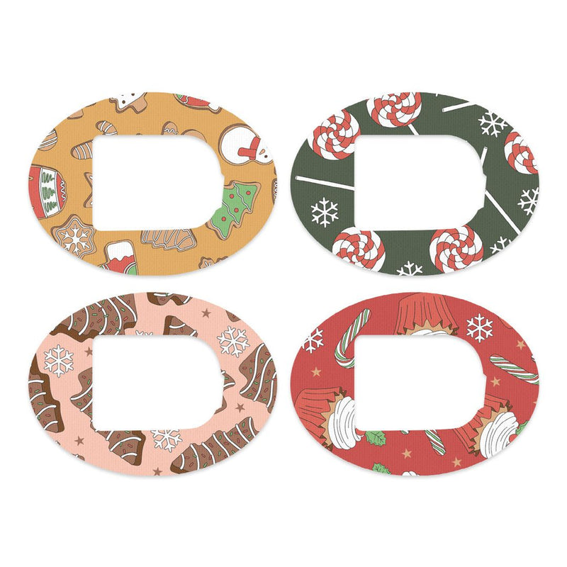 Peelz Christmas Treats Variety Pod Patch Tape - Pump Peelz Patch Medical Tape White Smoke 12-Pack (Set of 12 Patches),4-Pack (Set of 4 Patches)