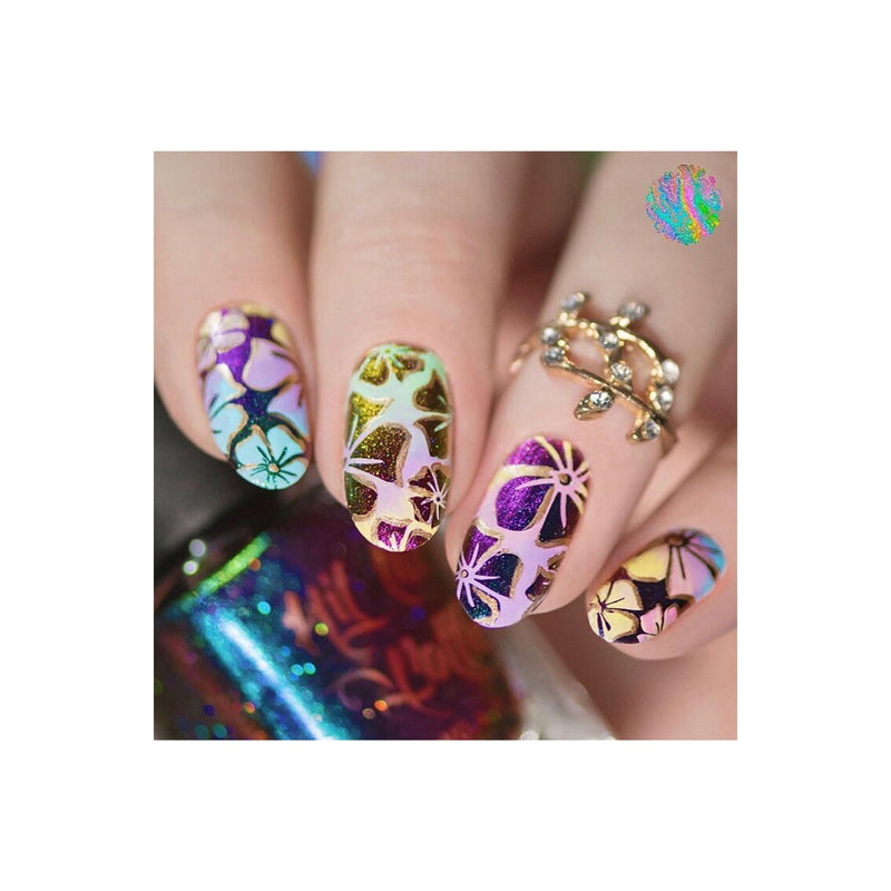 UberChic Beauty Collection 19 Stamping Plate Rosy Brown