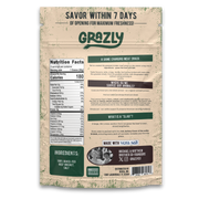 Grazly Beef Brisket Slabs - 100% Grass-Fed & Finished Tan 1 Pack,3 Pack,5 pack